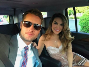 <p>“Leaving from the set headed to #ThisIsUs event!” wrote the TV star, while sitting next to his lovely fiancée, Chrishell Stause. “We’re finally back and we owe you all so much for taking the time to watch us.” (Photo:<a rel="nofollow noopener" href="https://www.instagram.com/p/BZhpdm5BawD/?taken-by=justinhartley" target="_blank" data-ylk="slk:Justin Hartley via Instagram;elm:context_link;itc:0;sec:content-canvas" class="link "> Justin Hartley via Instagram</a>) </p>