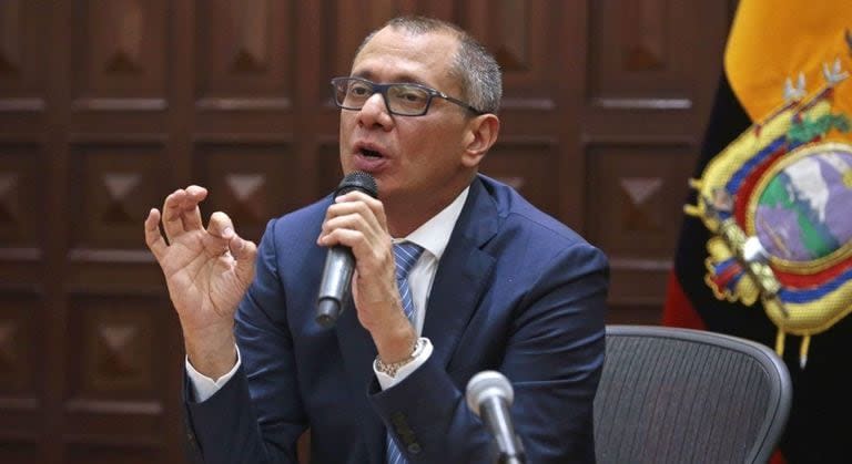 El exvicepresidente de Ecuador Jorge Glas.