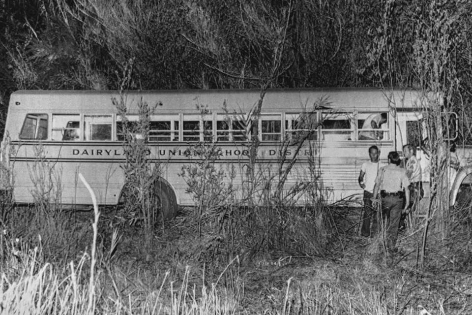 <p>UPI/Bettmann/Getty</p> Chowchilla bus kidnapping