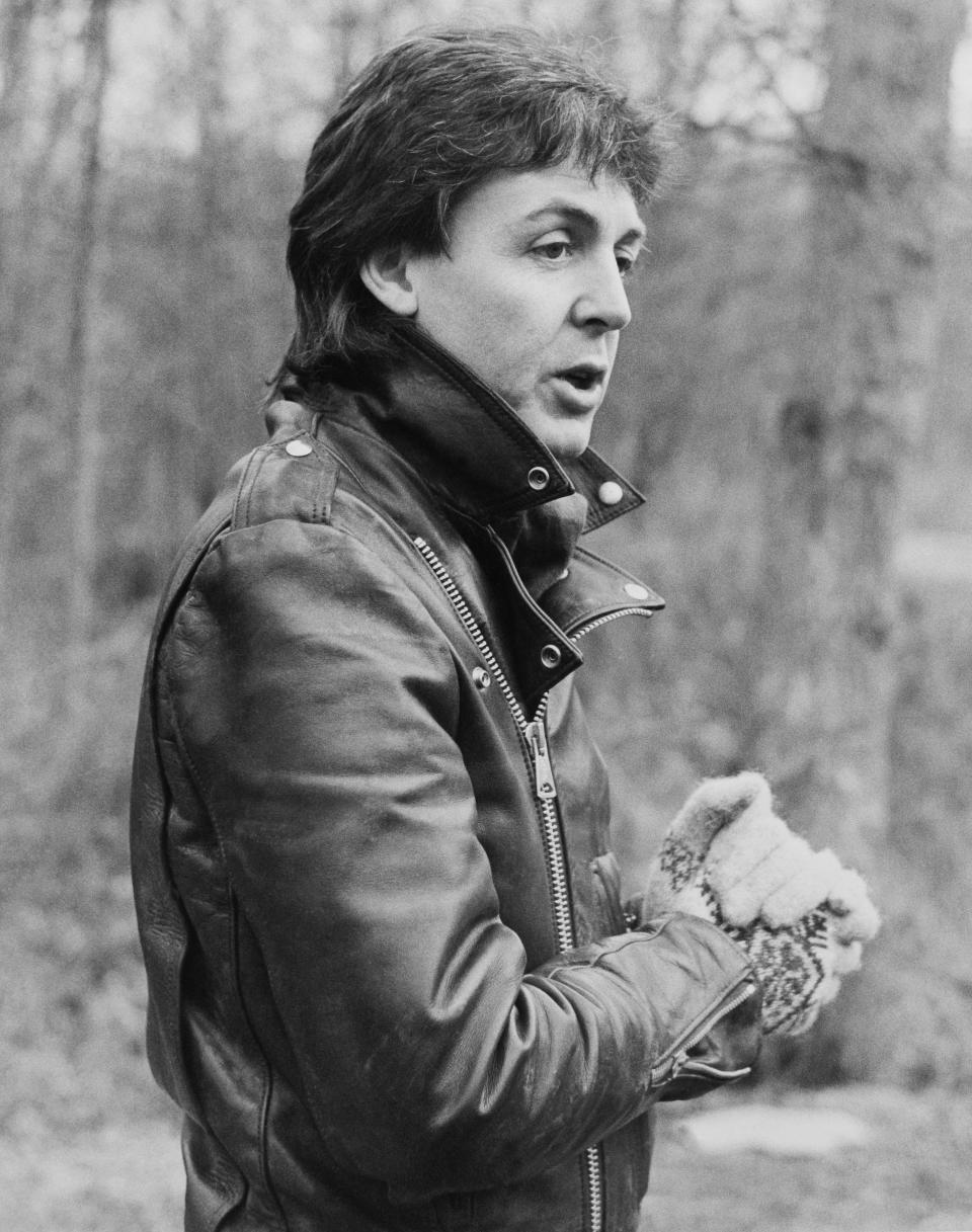Paul Mccartney At Sussex In England On January 28th 1980.