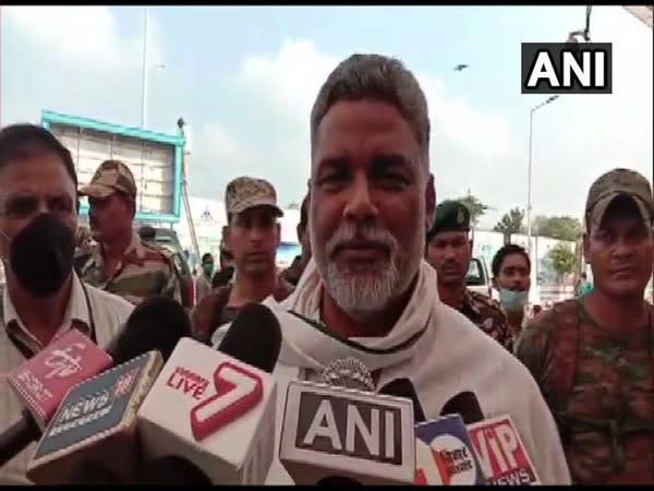 Jan Adhikar Party Chief Pappu Yadav (Photo/ANI)