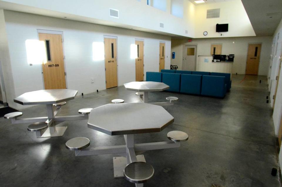 The infrastructure already in place at Jail North, shown in 2016, made it easier to turn the facility into the Mecklenburg County Juvenile Detention Center four years later. The county manager’s proposed budget would close the facility by the end of 2022.