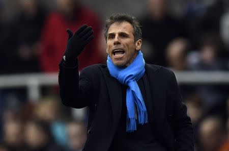 Britain Football Soccer - Birmingham City v Newcastle United - Sky Bet Championship - St Andrews - 18/3/17 Birmingham City manager Gianfranco Zola Mandatory Credit: Action Images / Adam Holt Livepic