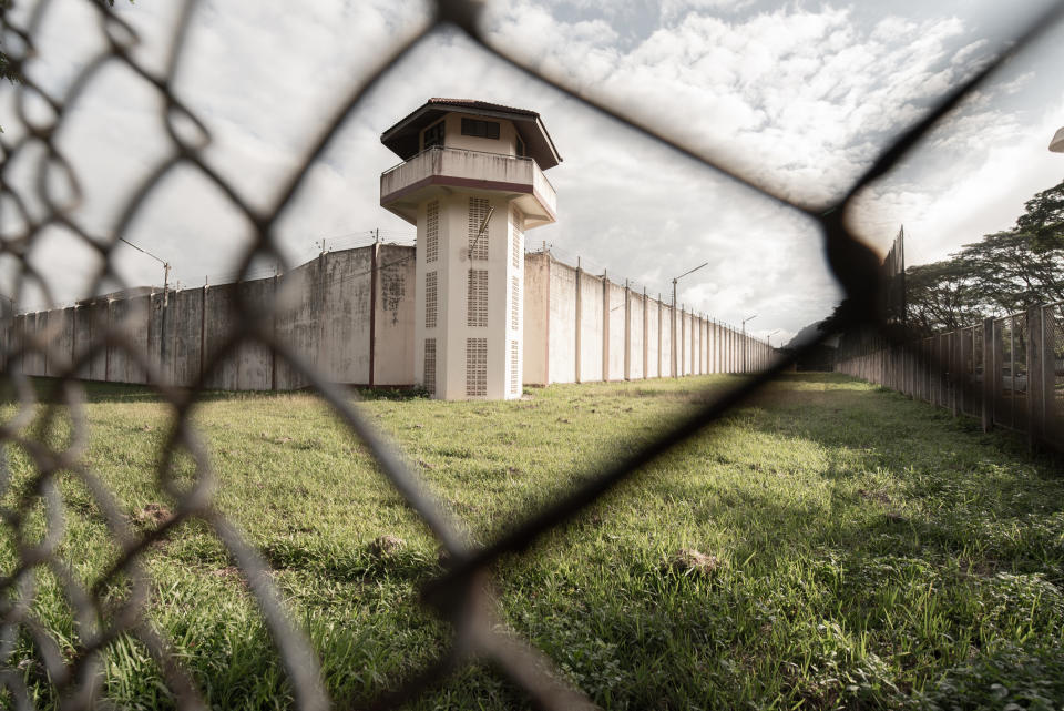 a prison building