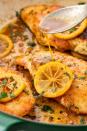 <p>This recipe starts on the stove top for a perfect golden sear then finishes in the oven for the juiciest, most flavourful results.</p><p>Get the <a href="https://www.delish.com/uk/cooking/recipes/a28866461/lemon-pepper-baked-chicken-breast-recipe/" rel="nofollow noopener" target="_blank" data-ylk="slk:Lemon Pepper Chicken;elm:context_link;itc:0;sec:content-canvas" class="link ">Lemon Pepper Chicken</a> recipe.</p>