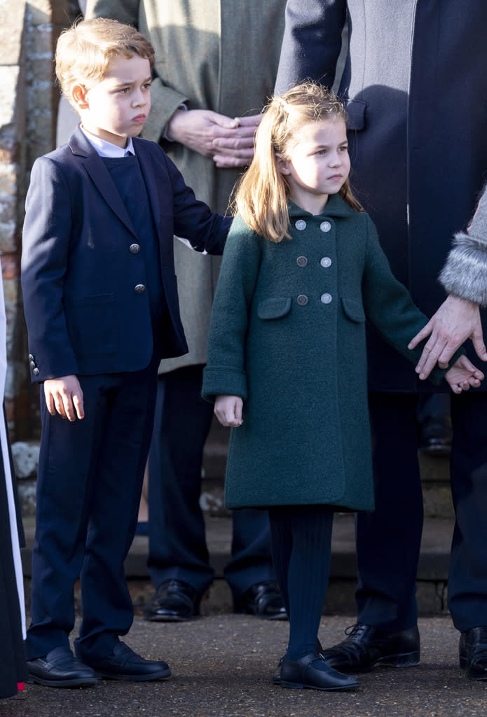 Le prince George et sa soeur Charlotte