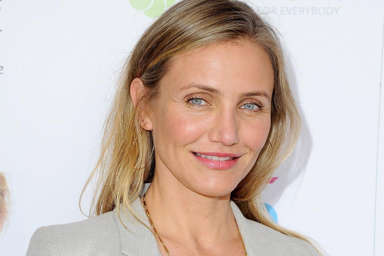 WOODLAND HILLS, CA - JUNE 10: Actress Cameron Diaz arrives at Because Age Is A State Of Mind: Cameron Diaz Joins MPTF To Celebrate Health And Fitness at The Wasserman Campus on June 10, 2016 in Woodland Hills, California. (Photo by Jon Kopaloff/FilmMagic)