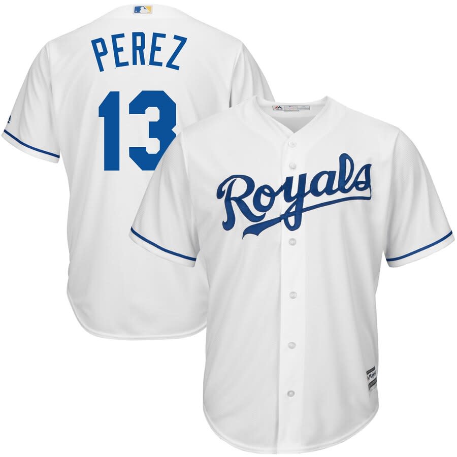 Perez Royals Cool Base Player Jersey