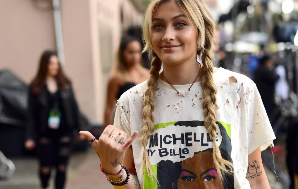 Paris Jackson has admitted she is a fan of Hamish and Andy. Source: Getty