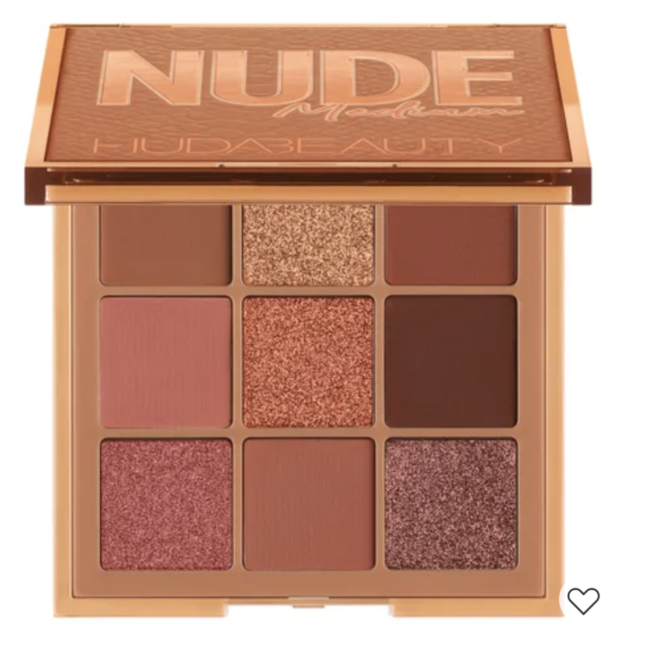 Huda Beauty's Nude Medium Obsessions Eyeshadow Palette Mini, $44