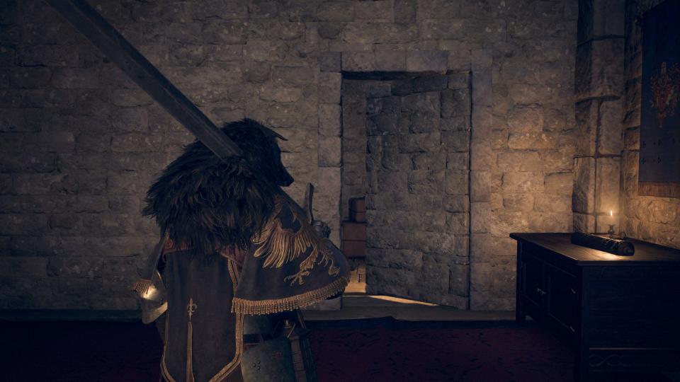 Dragon's Dogma 2: Go through the secret door.