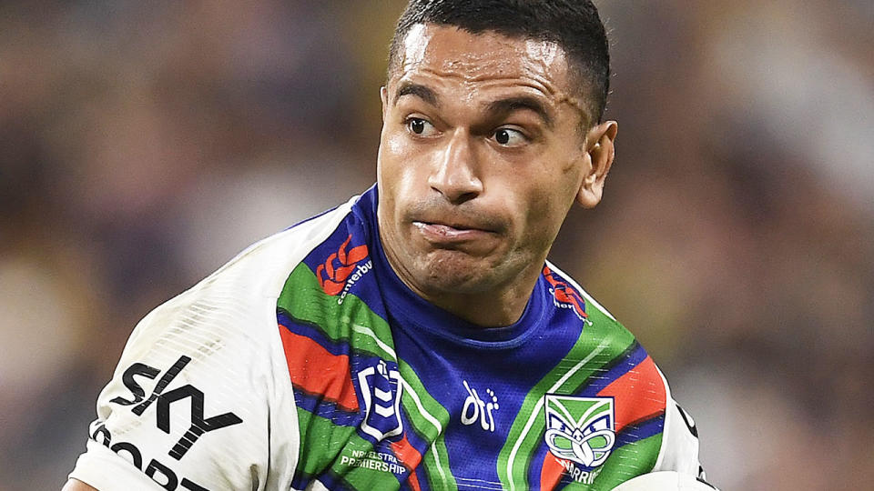 Marcelo Montoya, pictured here in action for the Warriors against the North Queensland Cowboys. 