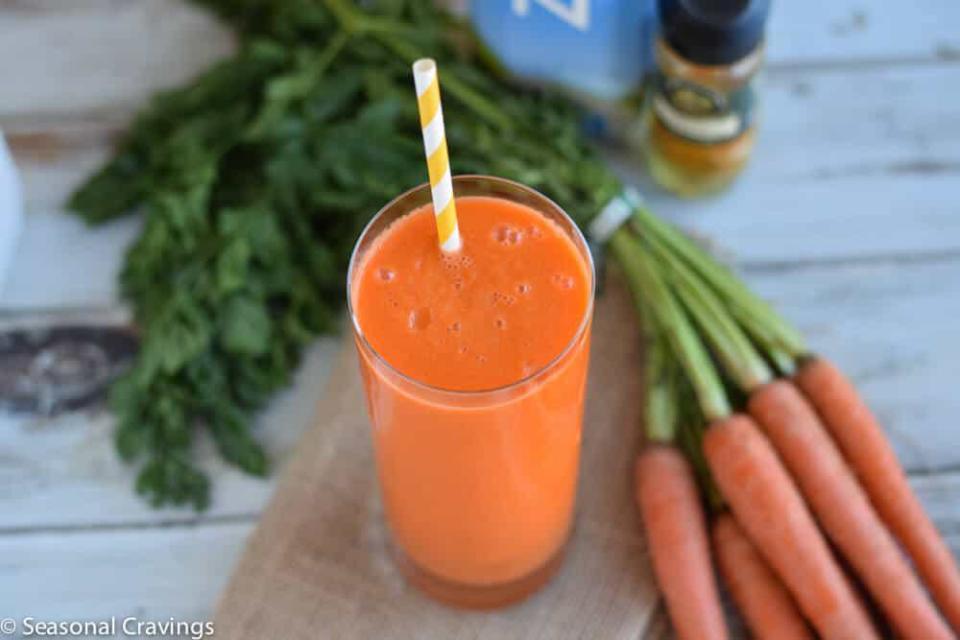 Carrot, Apple and Turmeric Smoothie
