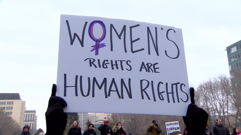 Edmonton Women's March participants continue to push for equality