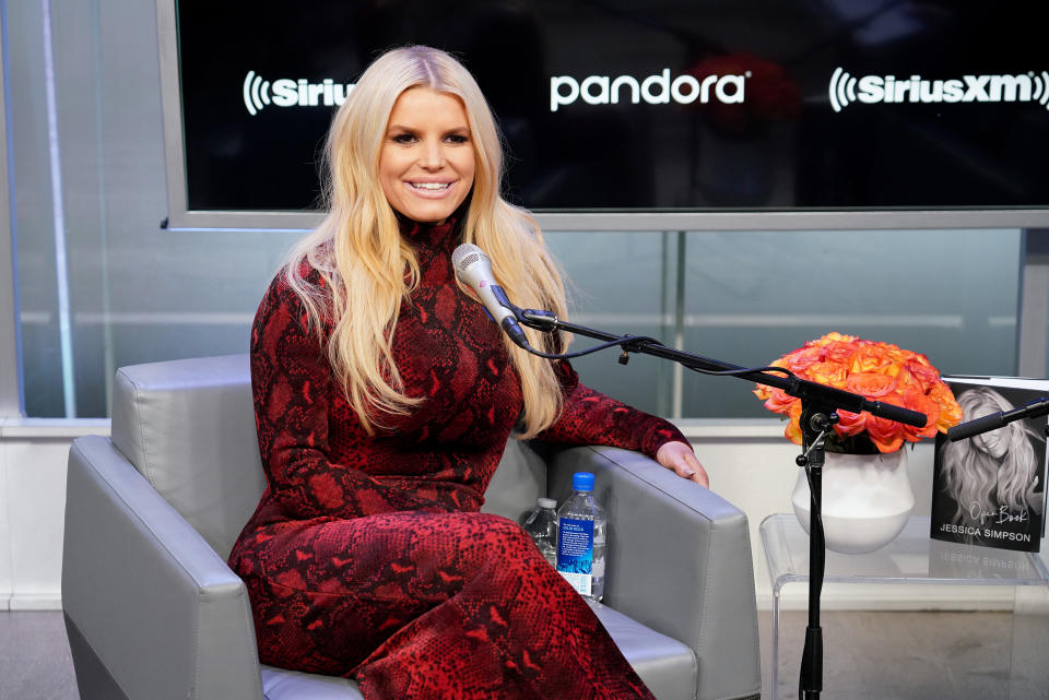 Jessica Simpson posted an Instagram photo rocking a 19-year-old Gucci skirt. (Photo by Cindy Ord/Getty Images for SiriusXM)