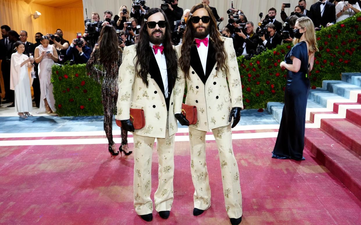 Alessandro Michele (left) worked as Gucci's creative director for seven years - Jeff Kravitz