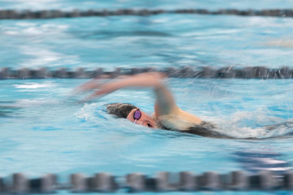 compete at the Utah 6A State Meet at the Stephen L. Richards Building in Provo on Saturday, Feb. 24, 2024. | Marielle Scott, Deseret News