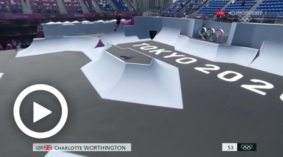 TOKYO 2020 - ‘THE FIRST TIME EVER!’ – CHARLOTTE WORTHINGTON CLAIMS GOLD WITH HISTORY-MAKING BACKFLIP IN BMX FREESTYLE