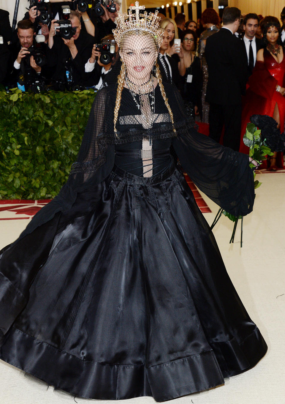 <span><span>Madonna, The Metropolitan Museum of Art's Costume Institute Benefit celebrating the opening of Heavenly Bodies: Fashion and the Catholic Imagination</span></span>