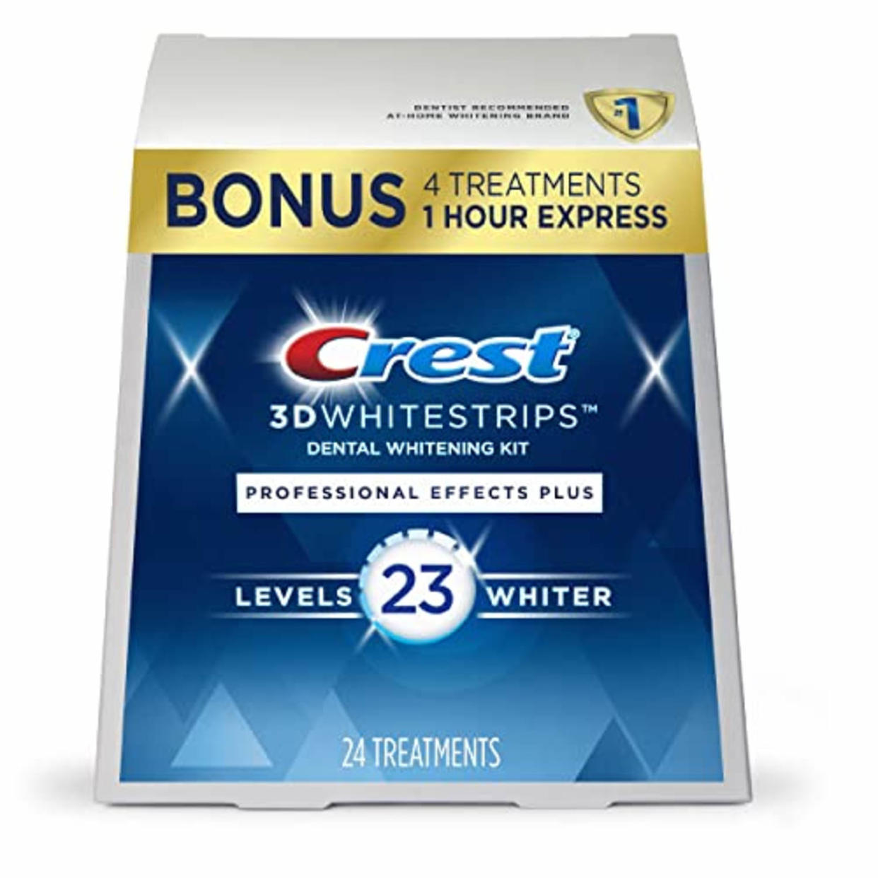 Crest 3D Whitestrips, Professional Effects Plus, Teeth Whitening Strip Kit, 48 Strips (24 Count Pack) (AMAZON)