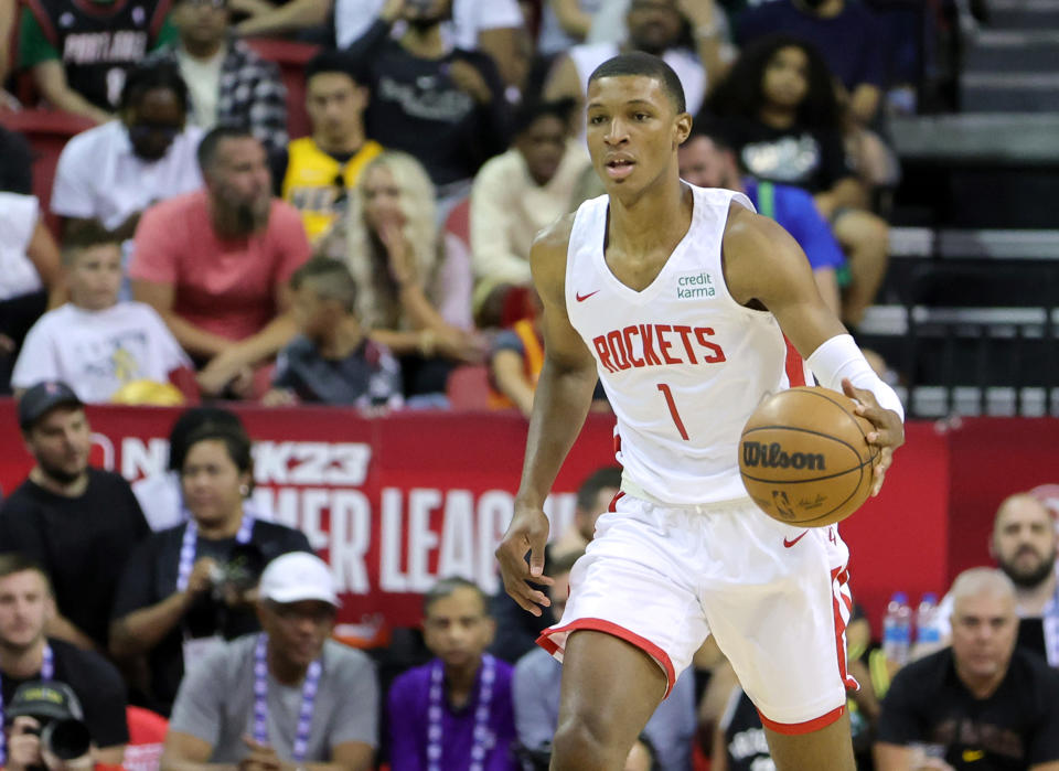 Rockets F Jabari Smith Jr. has top-100 fantasy upside as a rookie.