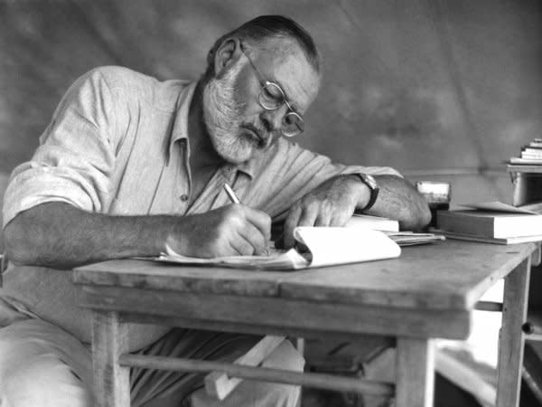 hemingway writing