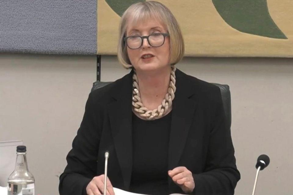 Harriet Harman opens proceedings for former prime minister Boris Johnson giving evidence to the Privileges Committee - House of Commons/UK Parliament