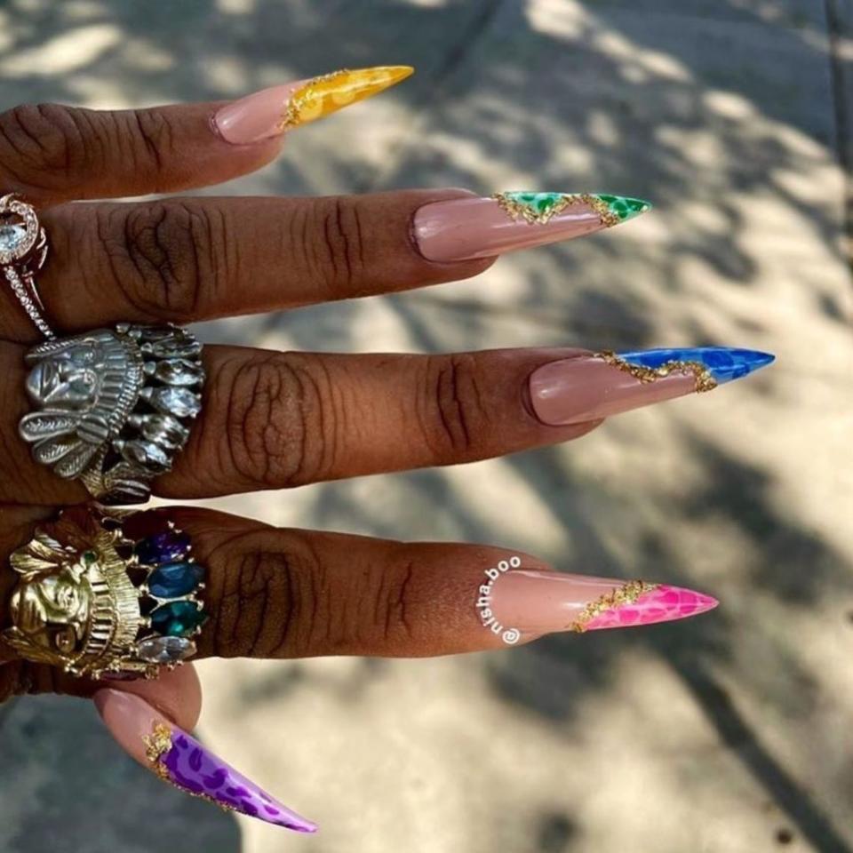 The New Jersey nail designer believes press-ons are easy to apply and can help you save money. Instagram / @itstheclawset