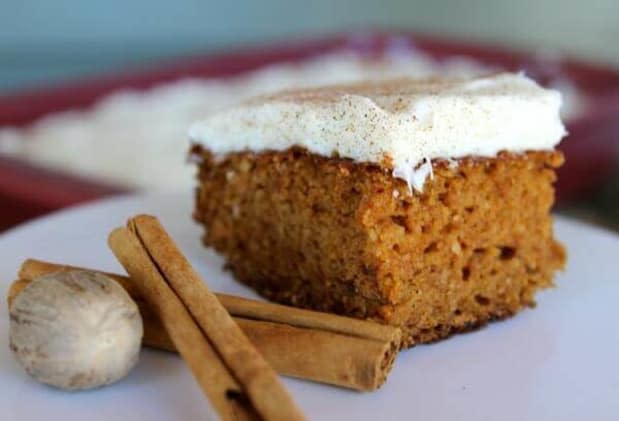 <p><a href="https://www.intoxicatedonlife.com/gluten-free-pumpkin-cake-with-cream-cheese-frosting-sugar-free/" rel="nofollow noopener" target="_blank" data-ylk="slk:Intoxicated On Life;elm:context_link;itc:0;sec:content-canvas" class="link ">Intoxicated On Life</a></p>