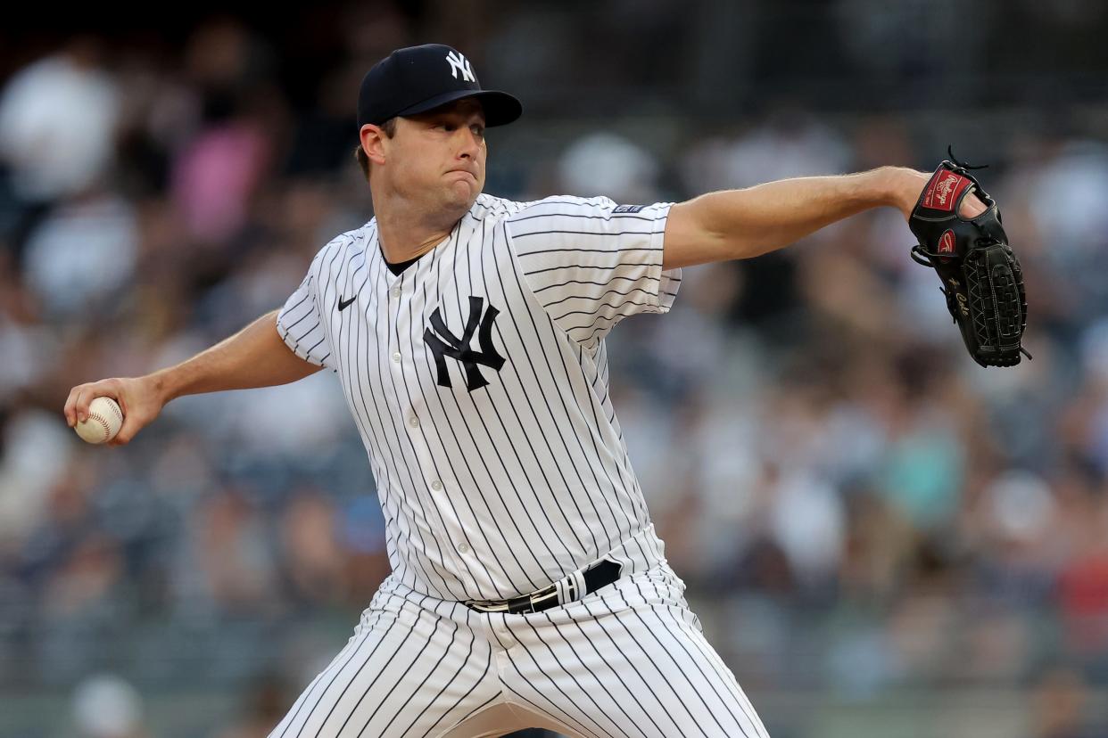 Gerrit Cole joined the Yankees before the 2020 season.