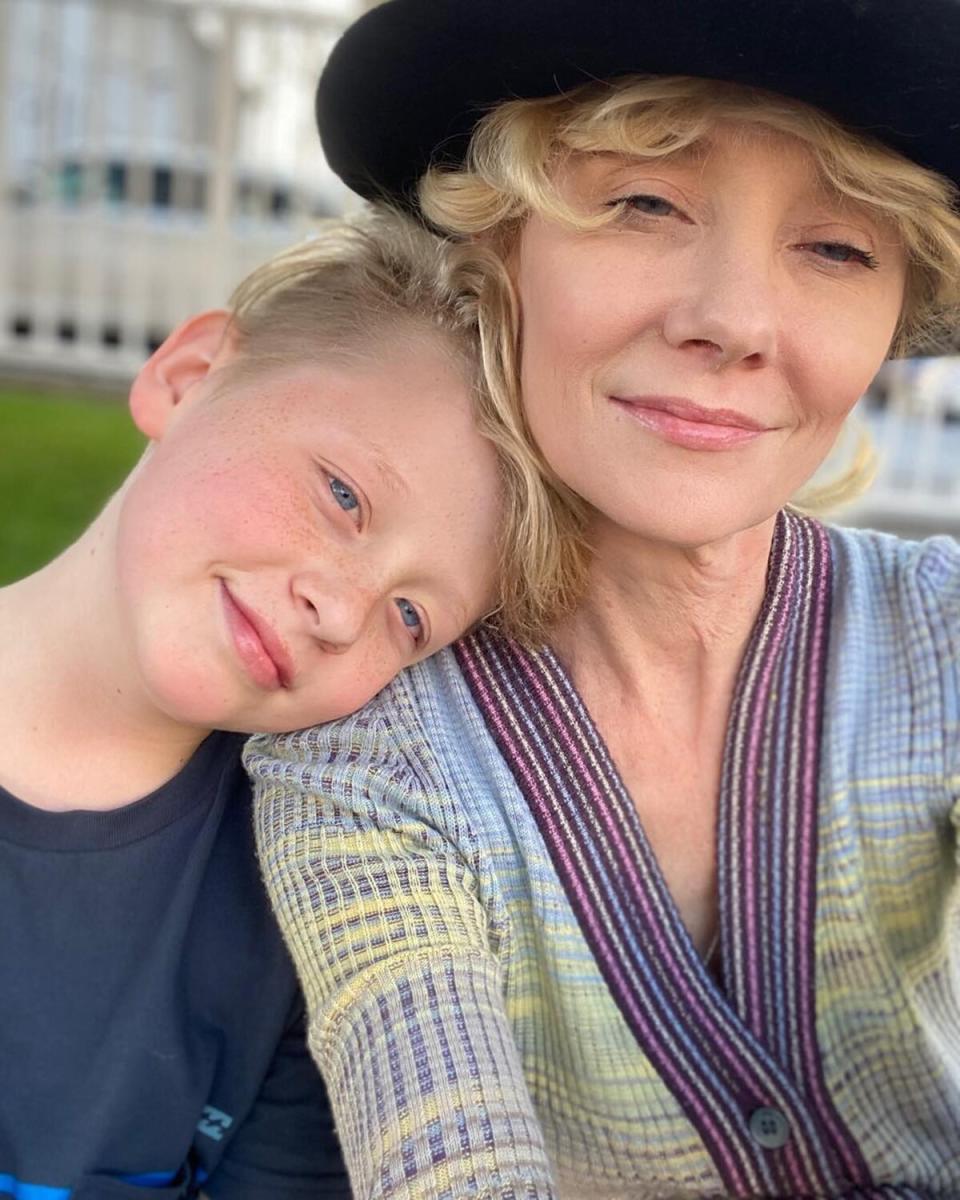 Anne Heche and her son Homer