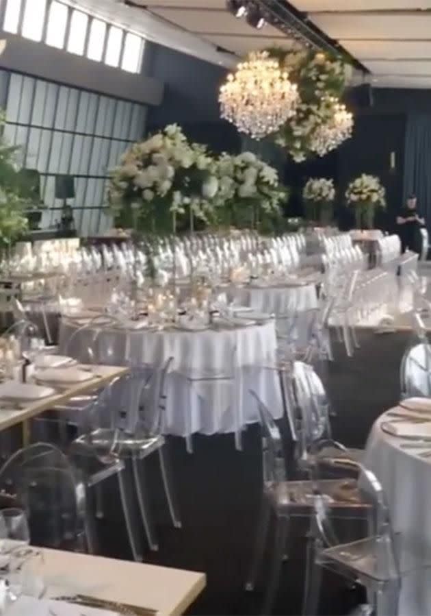 Melbourne Stylists decorated the event. Photo: Instagram