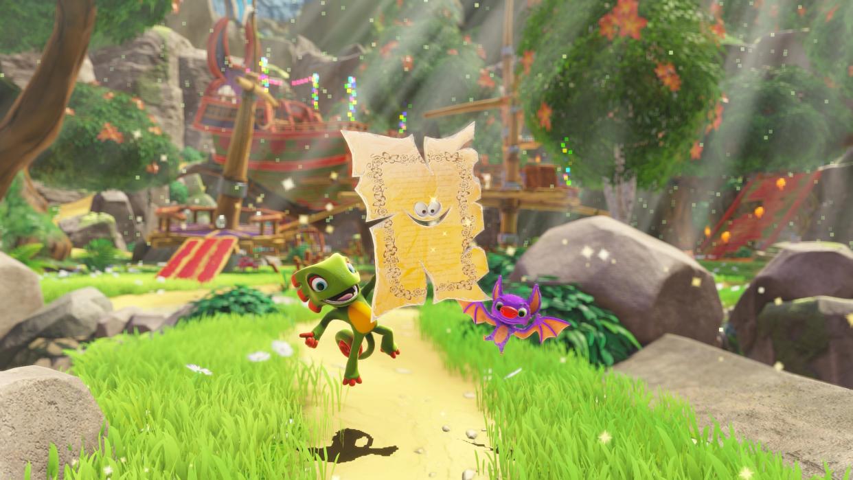  Yooka-Replaylee promotional screenshot. 