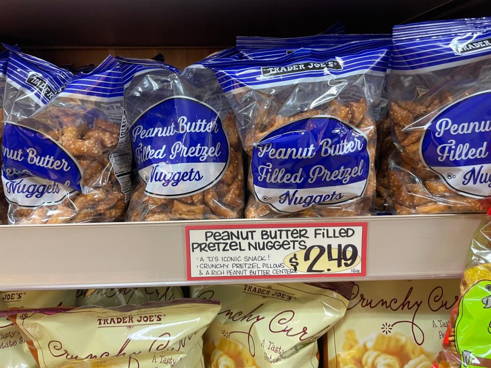 Trader Joe's peanut-butter-filled nuggets