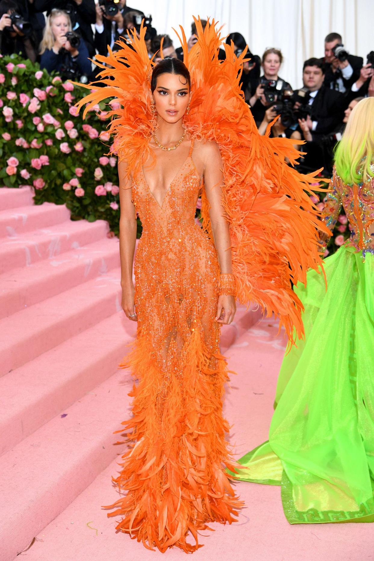 Kendall Jenner attends The 2019 Met Gala Celebrating Camp: Notes on Fashion at Metropolitan Museum of Art on May 06, 2019 in New York City.