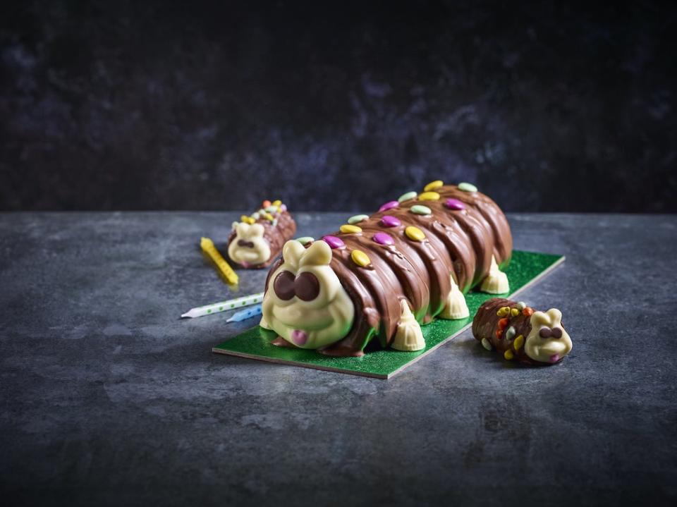 Undated handout photo issued by Marks & Spencer of its Colin the Caterpillar cake (M&S/PA) (PA Media)