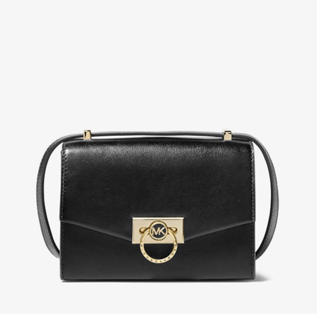 Michael Kors Black & White Logo Pocket Kenly Large Canvas Crossbody Bag |  Best Price and Reviews | Zulily