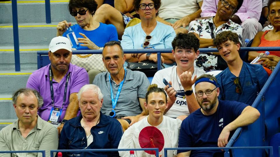 celebrities attend the 2023 us open tennis championships day 9