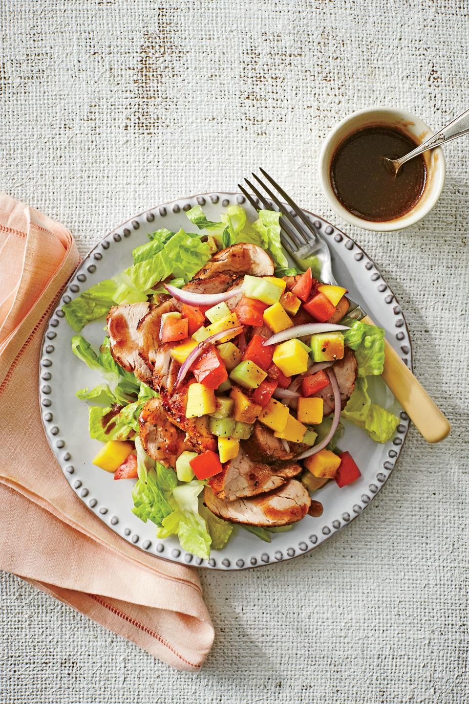 Pork, Mango, and Tomato Salad