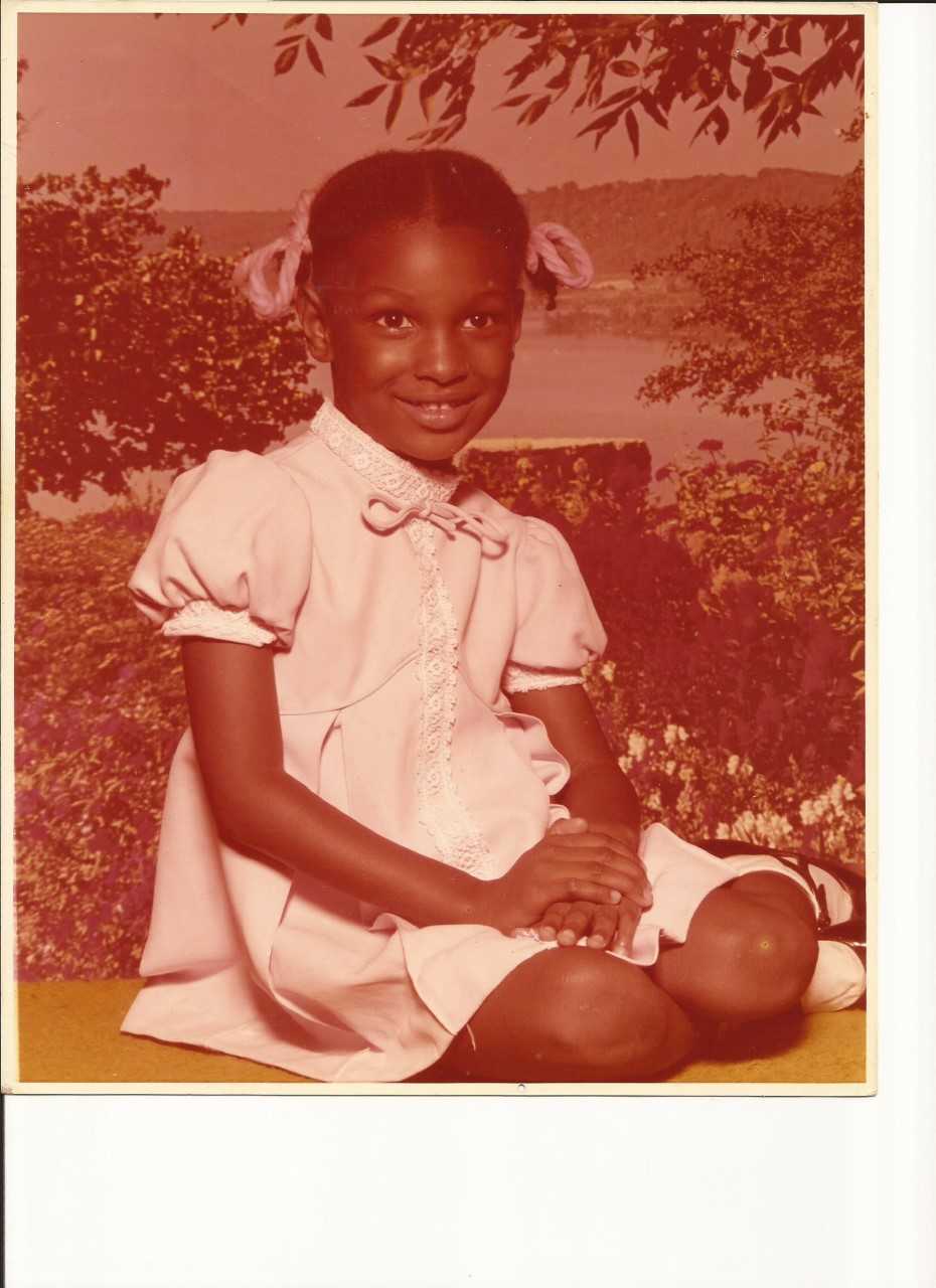 Stacey Abrams as a young girl