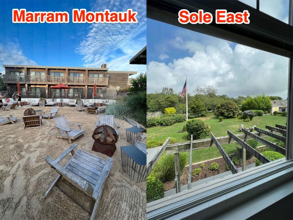 Marram montauk left and sole east right