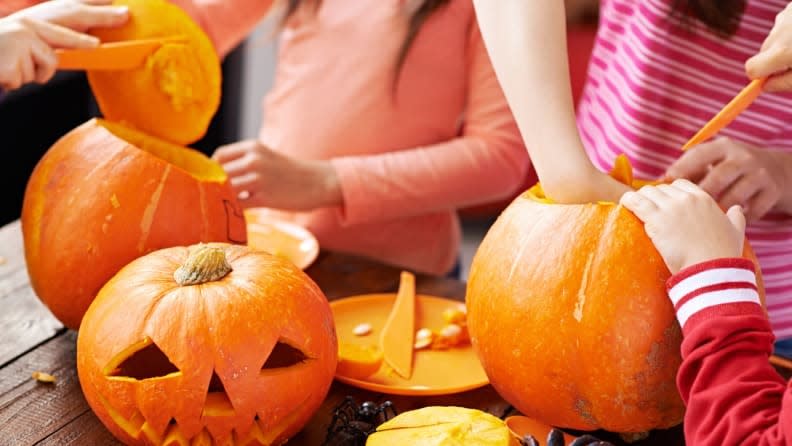 There's nothing more classic than carving a pumpkin on Halloween.