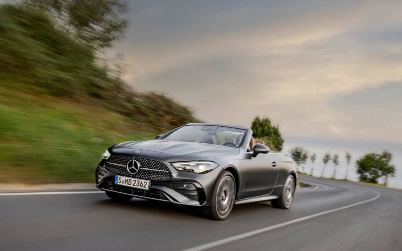 Mercedes' drop-top CLE has arrived just in time for summer to entice buyers with dreams of sunny road trips down to the south of France. Mercedes-Benz/dpa