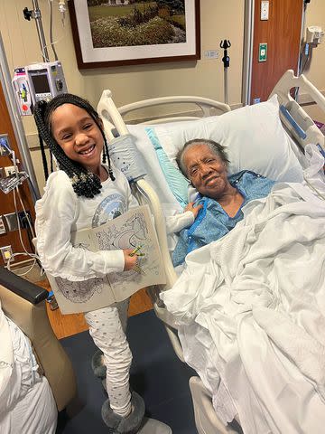 <p>Courtesy Porchia Lane</p> “I spoil her rotten,” says Patricia Lynch (right, during a hospital visit after her great-granddaughter, Mariah, saved her life)