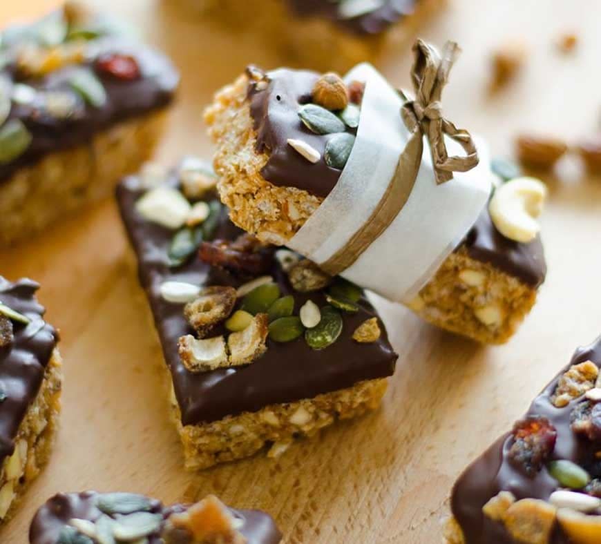 Inside-Out Granola Bars from Live Eat Learn