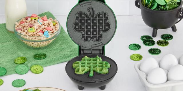 Dash's New Shamrock-Shaped Waffle Maker Is Better Than a Pot of Gold