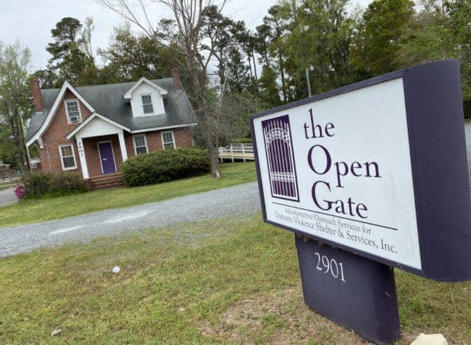 The administrative offices for The Open Gate, located at 2901 Market Street, Wilmington. The organization works to shelter and support victims of domestic violence in the Cape Fear region.