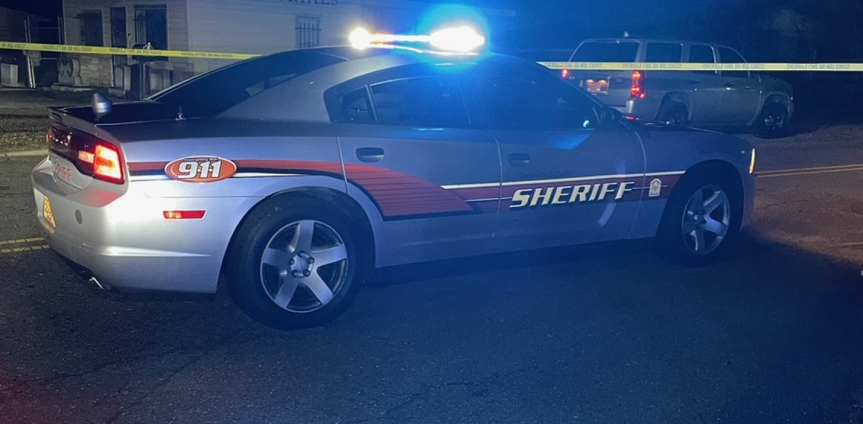 A Cumberland County Sheriff's vehicle outside of the 3000 block of Smith Road after a man was shot and killed Monday, Nov. 27, 2023.