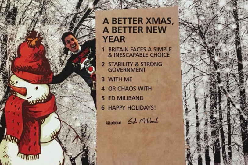 Ed Miliband's 2018 Christmas card: Ed Miliband