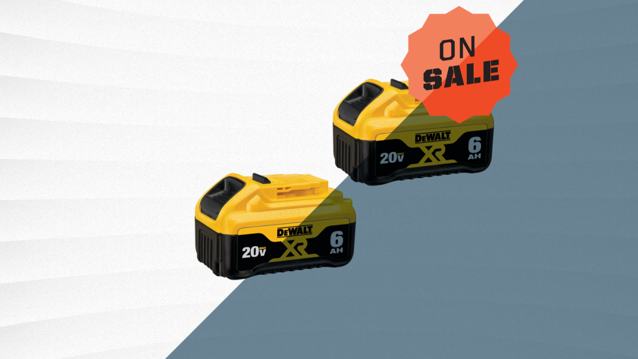 dewalt 20 volt max 6 ah batteries